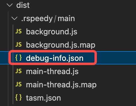 Debug info